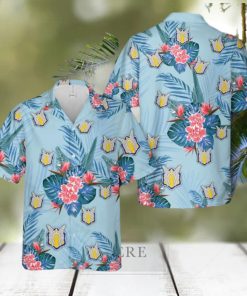 US Army 17th Cavalry Regiment Unit Crest Hawaiian Shirt