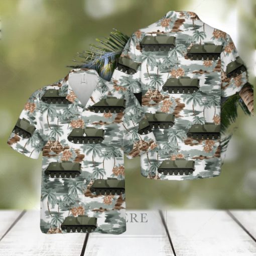 US Army Armored Personnel Carrier M113A12E HOTROD Hawaiian Shirt