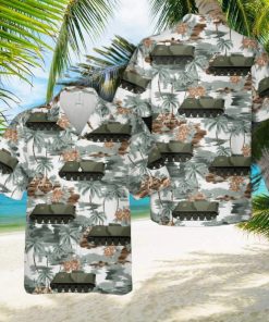 US Army Armored Personnel Carrier M113A12E HOTROD Hawaiian Shirt