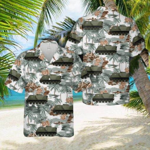 US Army Armored Personnel Carrier M113A12E HOTROD Hawaiian Shirt