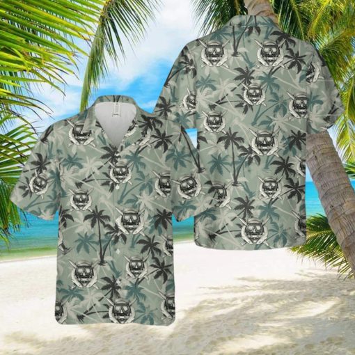 US Army Current Army Special Operations Diver Badge Hawaiian Shirt