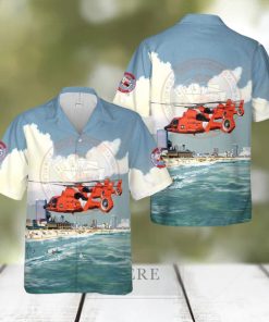 US Coast Guard Air Station Atlantic City MH 65E Dolphin Hawaiian Shirt