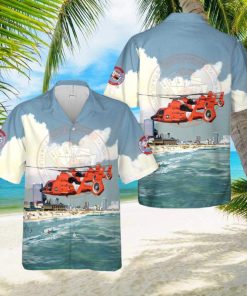 US Coast Guard Air Station Atlantic City MH 65E Dolphin Hawaiian Shirt