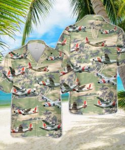 US Coast Guard HC 130 Hercules Hawaiian Shirt