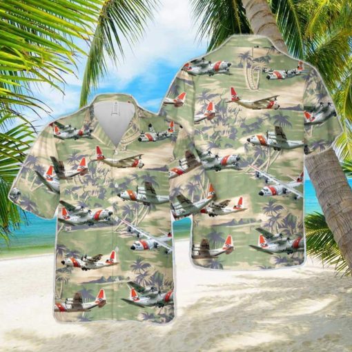 US Coast Guard HC 130 Hercules Hawaiian Shirt