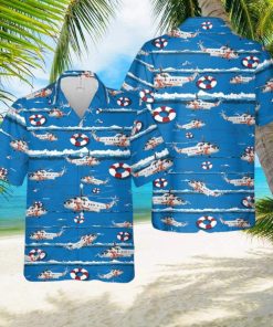 US Coast Guard Sikorsky S 61R Hawaiian Shirt