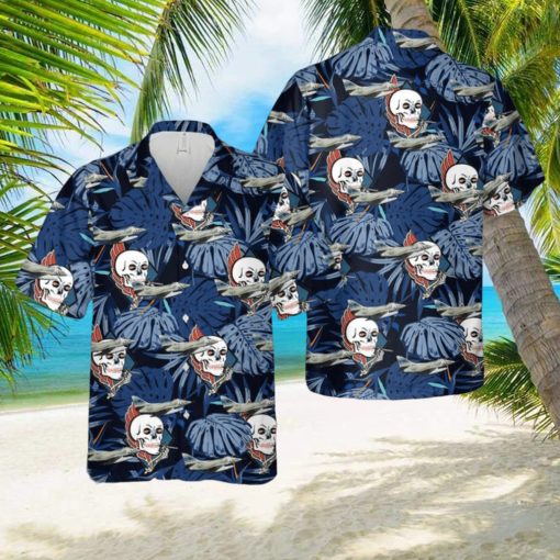 US Navy A 4C Skyhawk Of VA 34 Hawaiian Shirt Beach Lover Gift