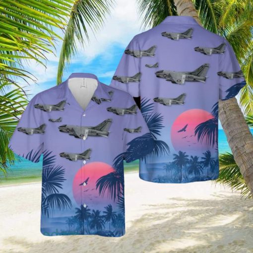 US Navy A7B Corsair II Of VA 155 Sliver Foxes Hawaiian Shirt Beach Lover Gift