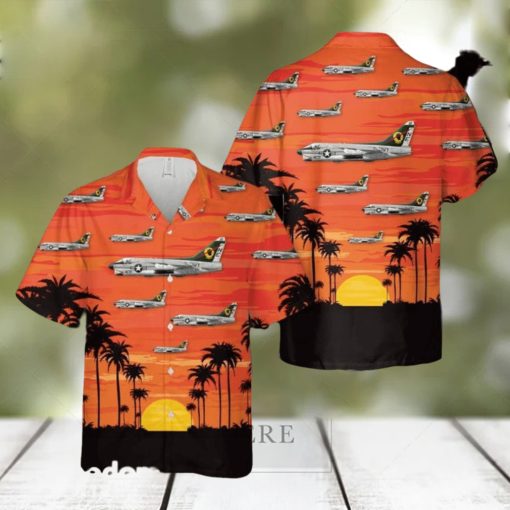 US Navy A7E Corsair II Of VA 25 Hawaiian Shirt Summner Vacation Shirt