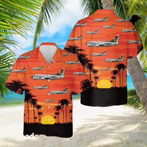 US Navy A7E Corsair II Of VA 25 Hawaiian Shirt Summner Vacation Shirt