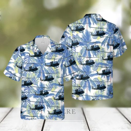 US Navy Bell UH 1N Twin Huey Hawaiian Shirt Beach Lover Gift