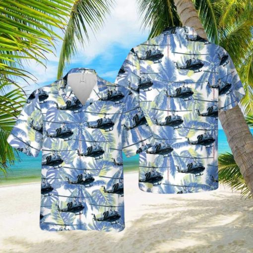 US Navy Bell UH 1N Twin Huey Hawaiian Shirt Beach Lover Gift