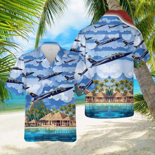 US Navy Blue Angels Grumman F11F 1 Tiger Hawaiian Shirt Beach Lover Gift