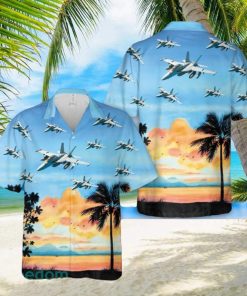 US Navy Boeing EA 18G Growler Hawaiian Shirt Beach Lover Gift