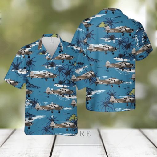 US Navy Cessna AT 17 Bobcat Hawaiian Shirt Beach Lover Gift