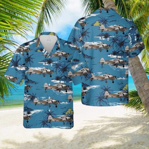 US Navy Cessna AT 17 Bobcat Hawaiian Shirt Beach Lover Gift