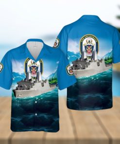 US Navy USS Anchorage (LPD 23) Hawaiian Shirt