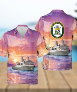 US Navy USS New Orleans (LPD 18) Hawaiian Shirt