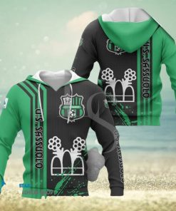 US Sassuolo Calcio Black Green Pullover Hoodie