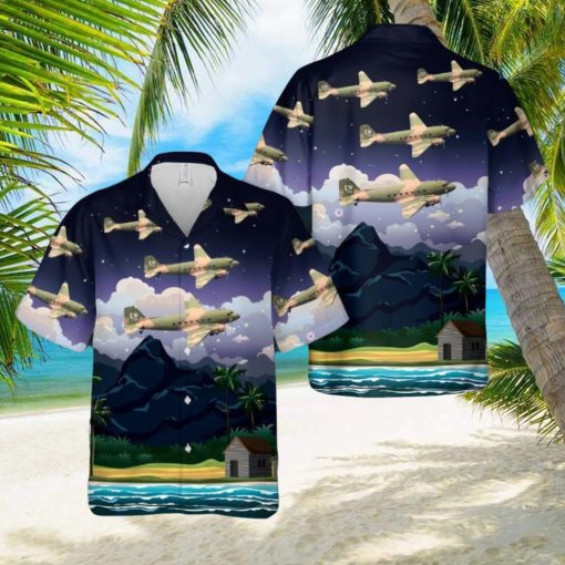 USAF Douglas AC 47 Spooky Aloha Hawaiian Shirt Men And Women Beach Shirt