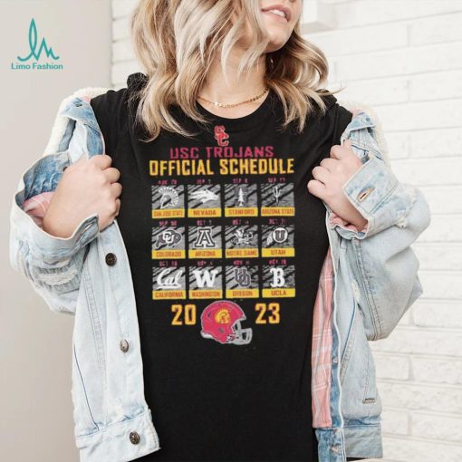 USC Trojans 2023 Football Schedule shirt