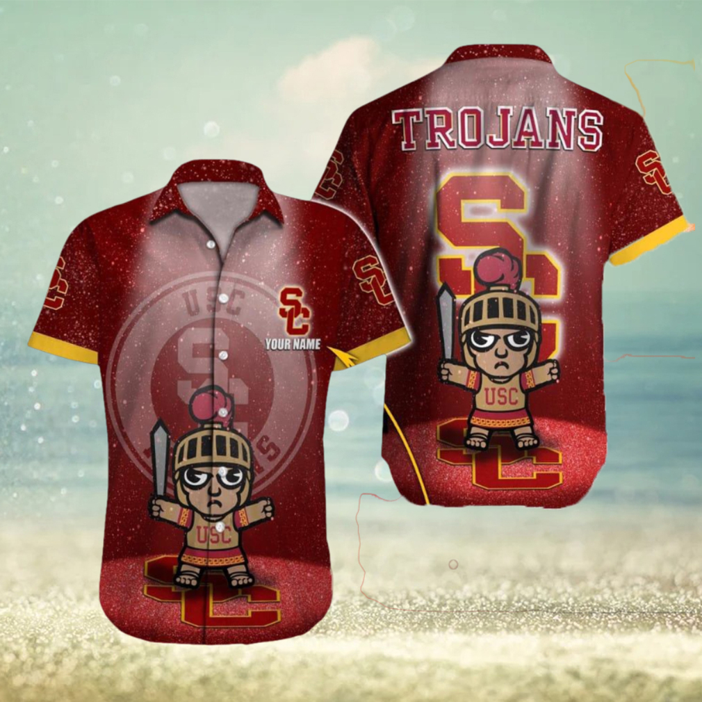 USC Trojans NCAA Coconut Custom Name Hawaiian Shirt Beach For Men Women Gift For Fans USC Trojans NCAA Coconut Custom Name Hawaiian Shirt Beach For Men Women Gift For Fans