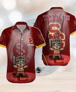 USC Trojans NCAA Coconut Custom Name Hawaiian Shirt Beach For Men Women Gift For Fans