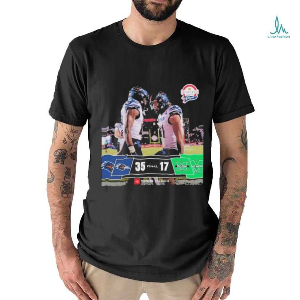 UTSA Football Defeated Marshall Thundering Herd 35 17 Become 2023 Frisco Bowl Champions Home Poster T Shirt UTSA Football Defeated Marshall Thundering Herd 35 17 Become 2023 Frisco Bowl Champions Home Poster T Shirt