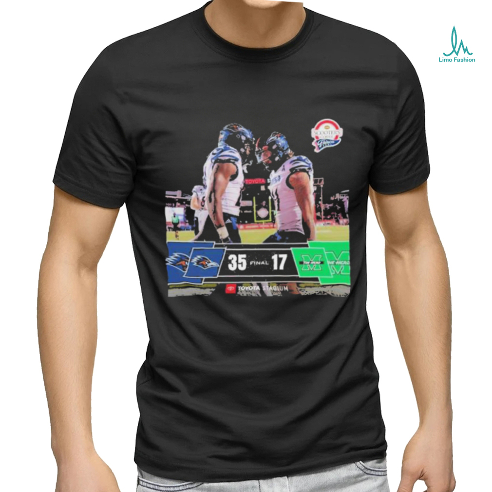 UTSA Football Defeated Marshall Thundering Herd 35 17 Become 2023 Frisco Bowl Champions Home Poster T Shirt UTSA Football Defeated Marshall Thundering Herd 35 17 Become 2023 Frisco Bowl Champions Home Poster T Shirt
