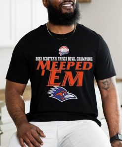 UTSA Roadrunners Are 2023 Frisco Bowl Champions Meeped Em Unisex T Shirt