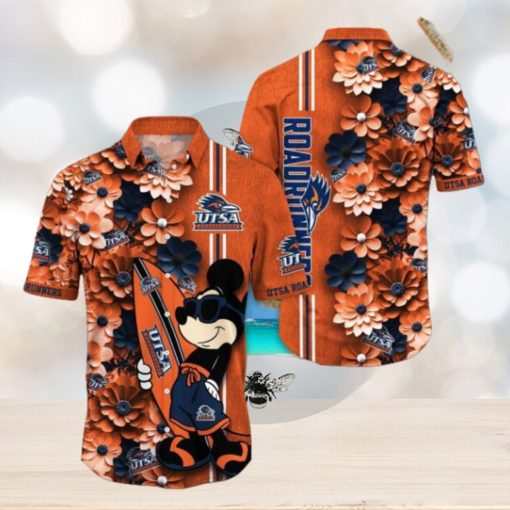 UTSA Roadrunners Hawaiian Shirt Mickey Love Surfing Trending Summer Gift