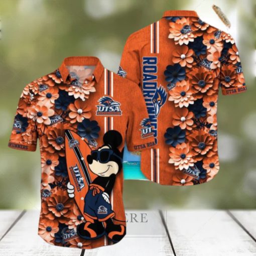 UTSA Roadrunners Hawaiian Shirt Mickey Love Surfing Trending Summer Gift