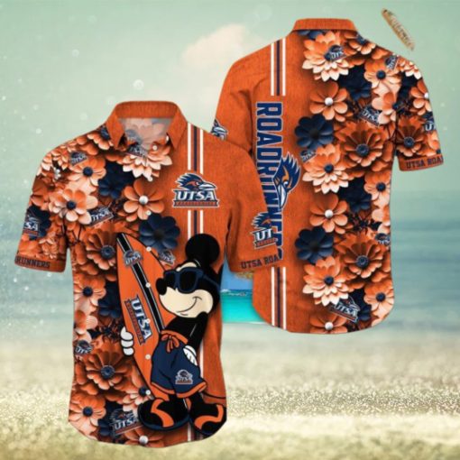 UTSA Roadrunners Hawaiian Shirt Mickey Love Surfing Trending Summer Gift