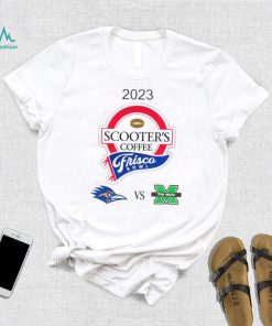 UTSA Roadrunners vs Marshall Thundering 2023 Scooter’s Coffee Frisco Bowl shirt