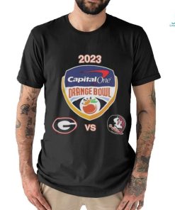 Uga vs Fsu Football 2023 Orange Bowl Logo Matchup Shirt