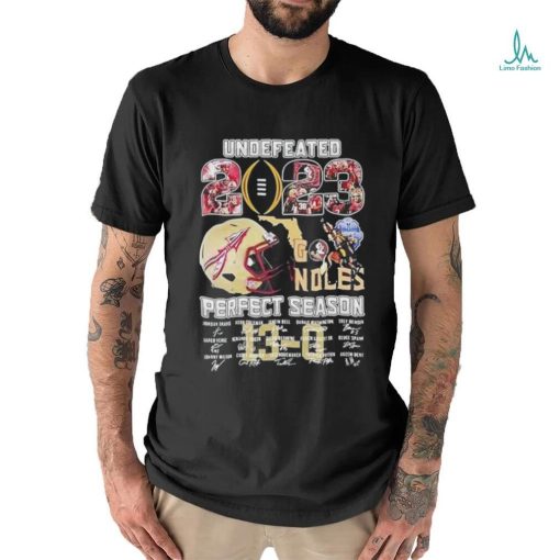Undefeated 2023 Florida State Seminoles Perfect Season Signature 13 0 Shirt