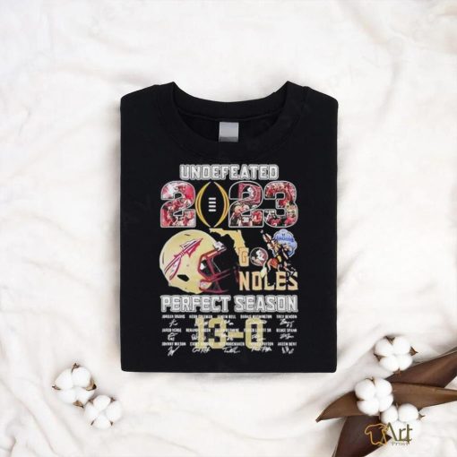 Undefeated 2023 Florida State Seminoles Perfect Season Signature 13 0 Shirt