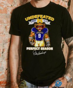 Undefeated 22 23 13 0 Michigan Wolverines perfect season signature shirt