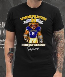Undefeated 22 23 13 0 Michigan Wolverines perfect season signature shirt