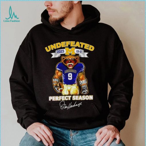 Undefeated 22 23 13 0 Michigan Wolverines perfect season signature shirt