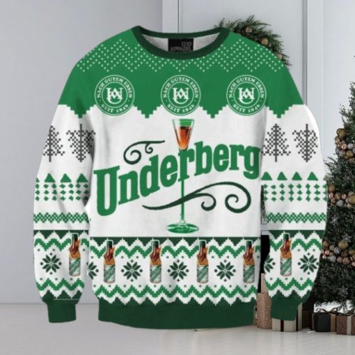 Underberg Print Fun Ugly Christmas Sweater