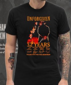 Unforgiven 32 years 1992 2024 thank you for the memories shirt
