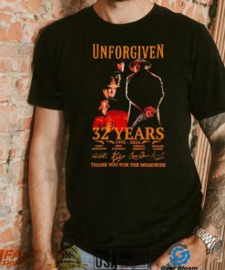 Unforgiven 32 years 1992 2024 thank you for the memories shirt