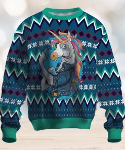 Unicorn Muscles Ugly Christmas Sweater