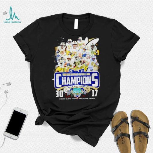 Union Home Mortgage Gasparilla Bowl Georgia Tech 30 17 UCF December 22 2023 Raymond James Stadium Tampa FL T Shirt