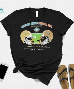 Union Home Mortgage Gasparilla Bowl Season 2023 2024 Georgia Tech vs UCF College Football Bowl NCAA Head To Head Helmet T Shirt