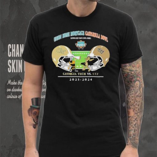 Union Home Mortgage Gasparilla Bowl Season 2023 2024 Georgia Tech vs UCF College Football Bowl NCAA Head To Head Helmet T Shirt