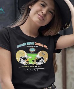 Union Home Mortgage Gasparilla Bowl Season 2023 2024 Georgia Tech vs UCF College Football Bowl NCAA Head To Head Helmet T Shirt