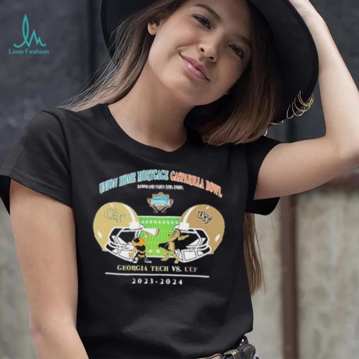 Union Home Mortgage Gasparilla Bowl Season 2023 2024 Georgia Tech vs UCF College Football Bowl NCAA Head To Head Helmet T Shirt