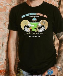 Union Home Mortgage Gasparilla Bowl Season 2023 2024 Georgia Tech vs UCF College Football Bowl NCAA Head To Head Helmet T Shirt
